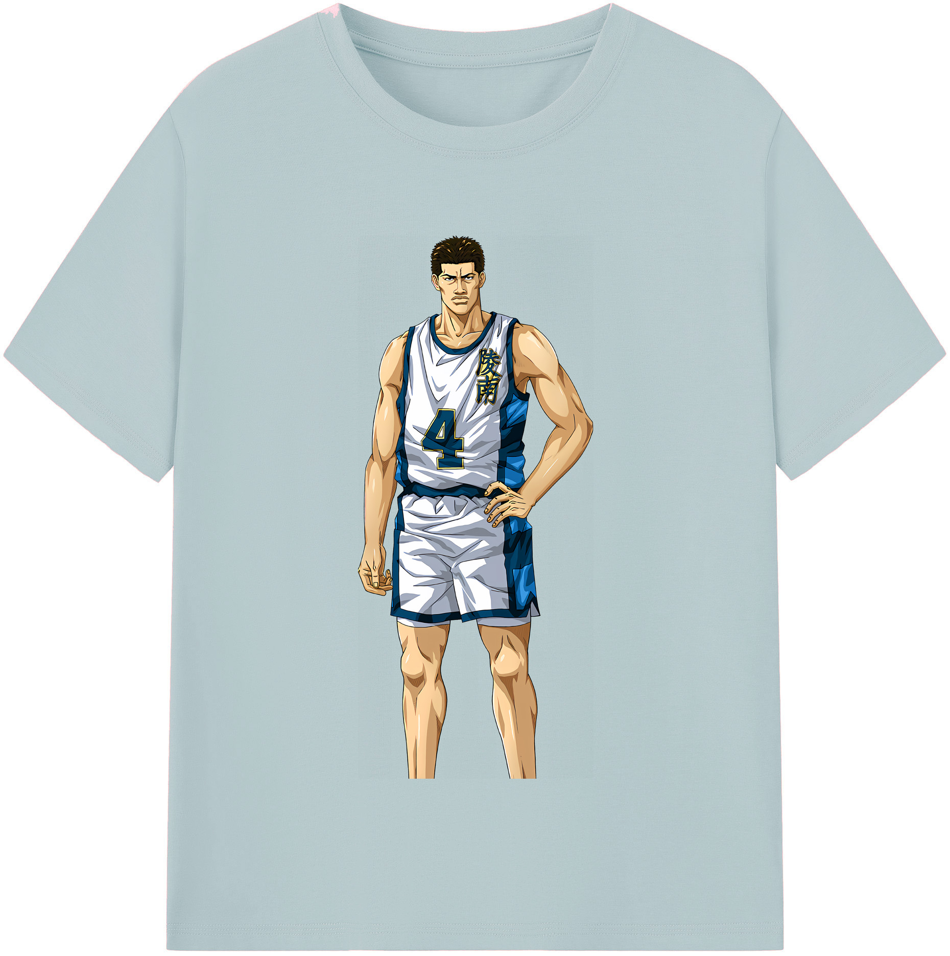 SLAM DUNK／スラムダンク 綿100％半袖Tシャツ（フロントプリント）